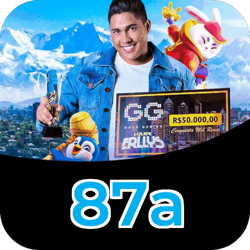 Interface do aplicativo 87a mostrando jogos disponíveis no iOS e Android